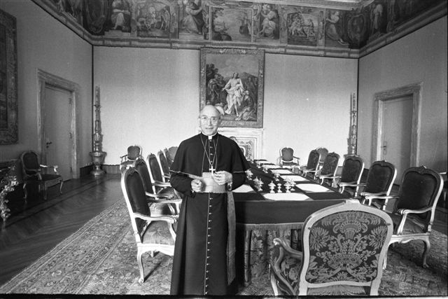 Il cardinale Segretario di Stato Agostino Casaroli