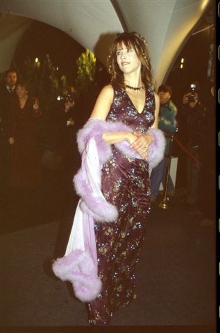 L'attrice francese Sophie Marceau a Roma nel 2000