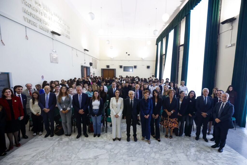 Giulio Cesare, Aula Magna, studenti del terzo anno
